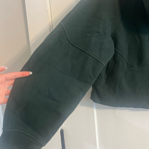 Lululemon Scuba Oversized Half Zip Hoodie, Size M/L, Legacy Green and Gold 💚💛💚💛 - Picture 12 of 16